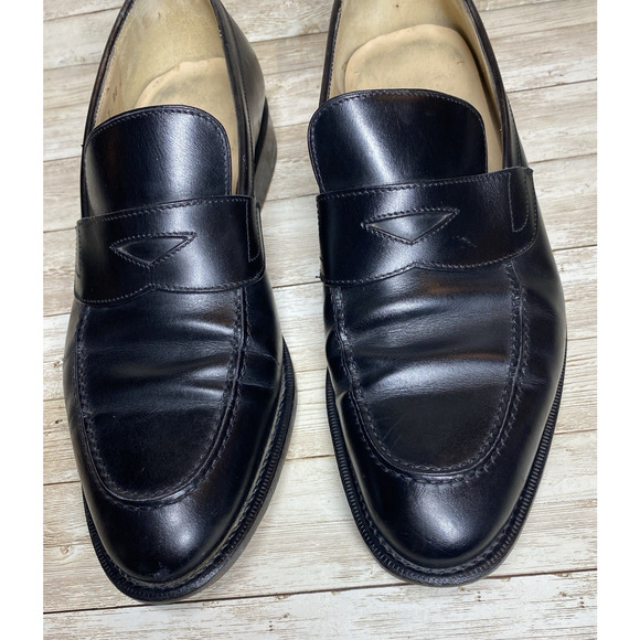 Salvatore Ferragamo Shoes Mens 39 EU 7 2E US Black Penny Loafer UG18865 main image 9